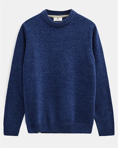 Anerkjendt - AKSune Chenille Strik - Estate Blue